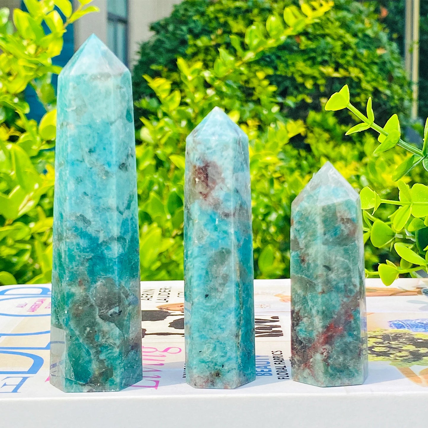 NATURAL AMAZONITE TOWER