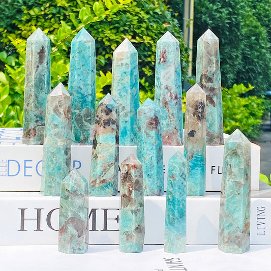 NATURAL AMAZONITE TOWER